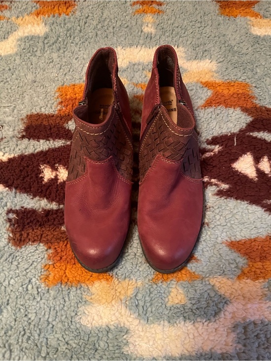 Earth Origins Shoes - Earth Origins Alexis Leather Ankle Booties – Merlot – Women’s 9 – NWOT
